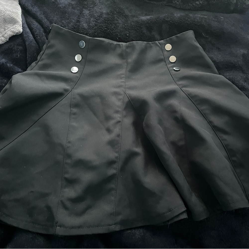 Black shein skirt